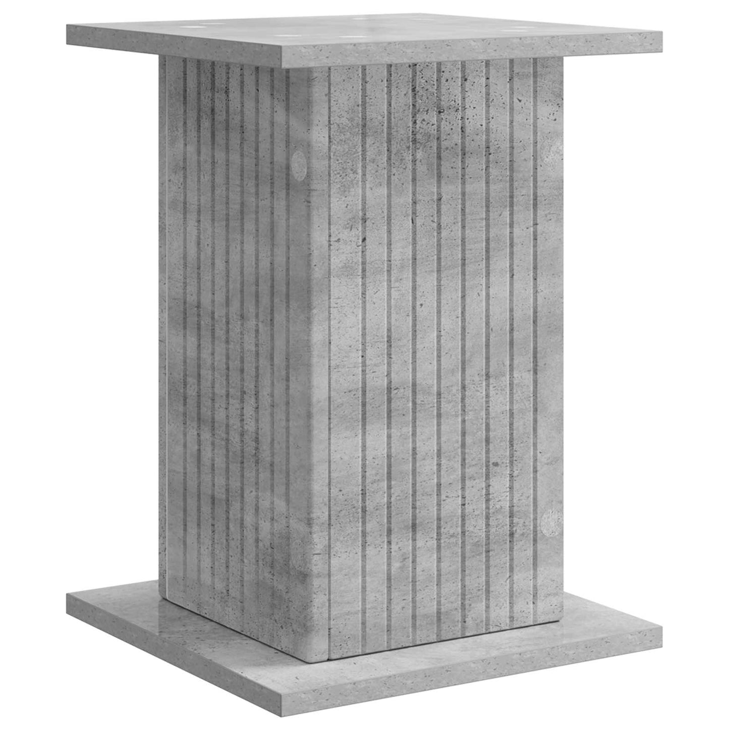 Plant Stand Concrete Grey 30.5 x 30 x 43 cm Engineered Wood