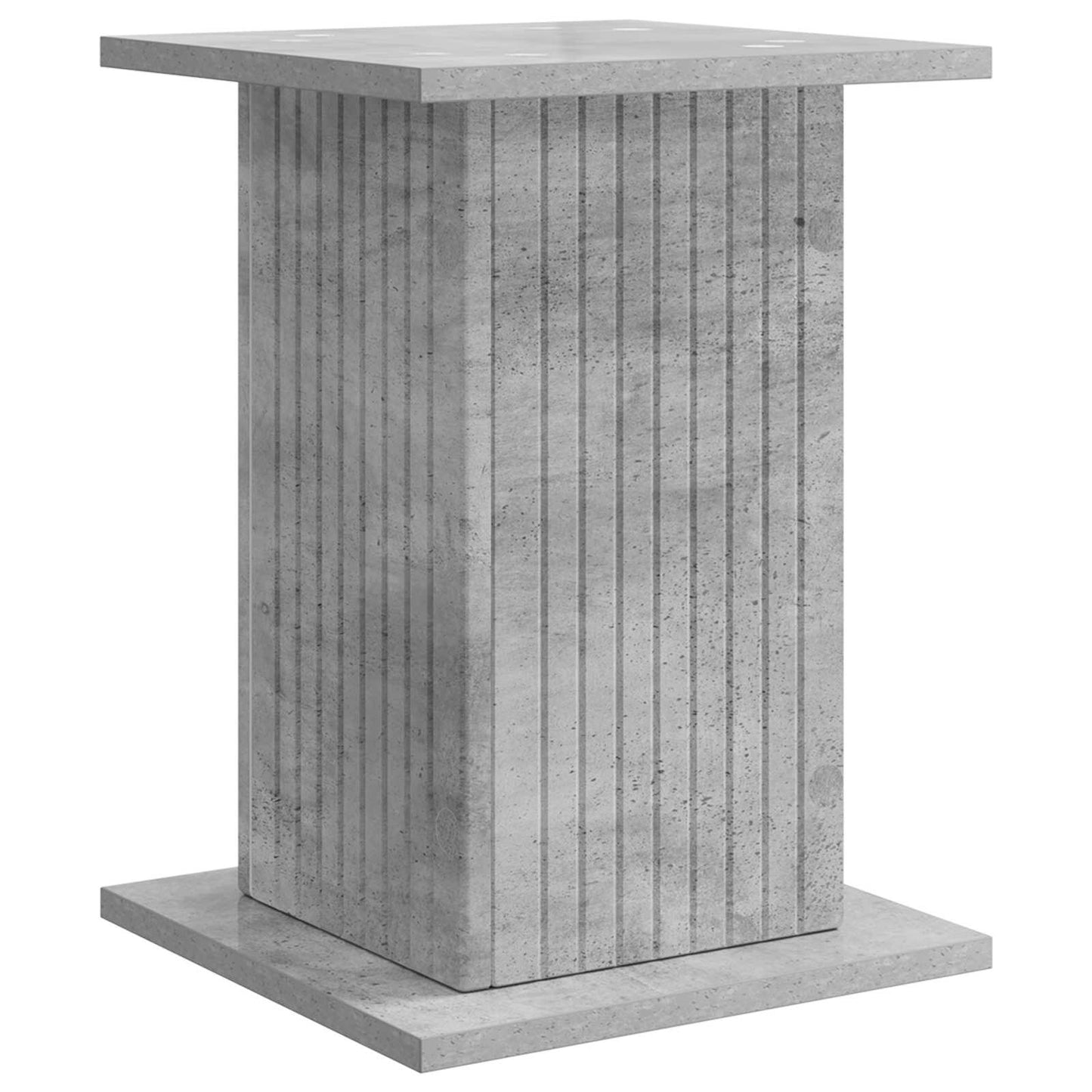 Plant Stand 2 pcs Concrete Grey 30.5 x 30 x 43 cm