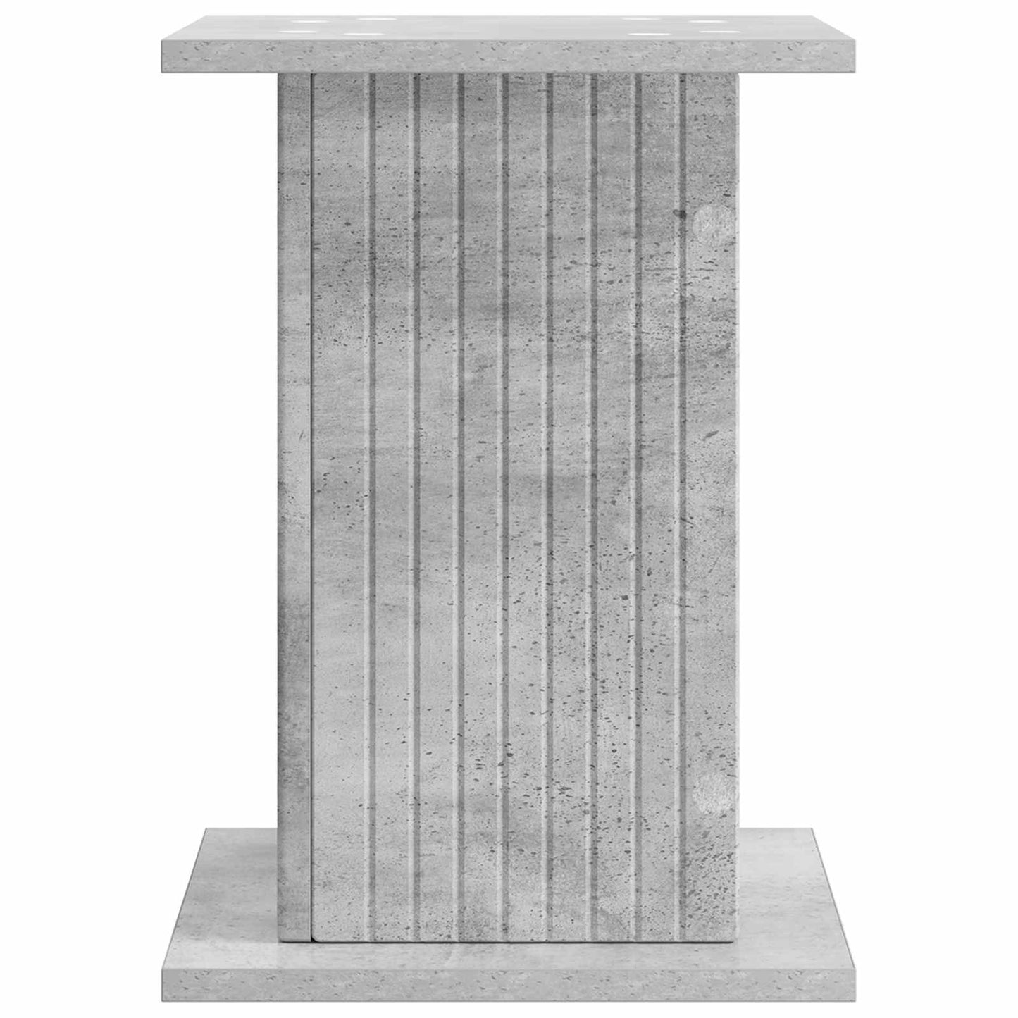 Plant Stand 2 pcs Concrete Grey 30.5 x 30 x 43 cm