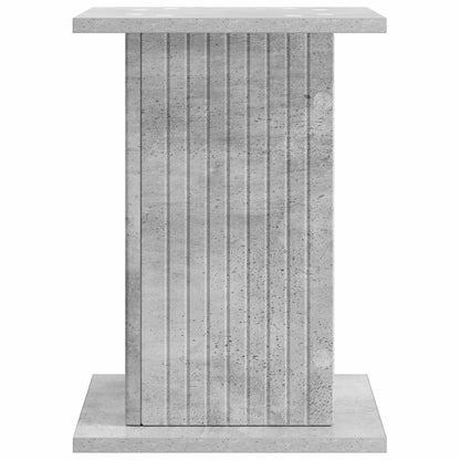 Plant Stand 2 pcs Concrete Grey 30.5 x 30 x 43 cm