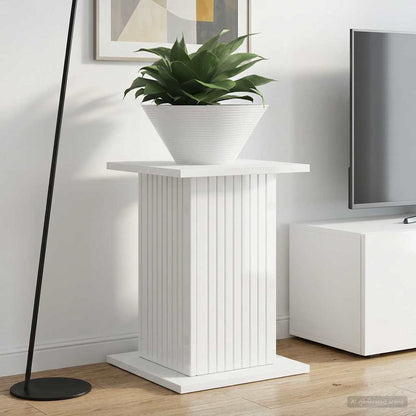 Plant Stand High Gloss White 30.5 x 30 x 43 cm Engineered Wood