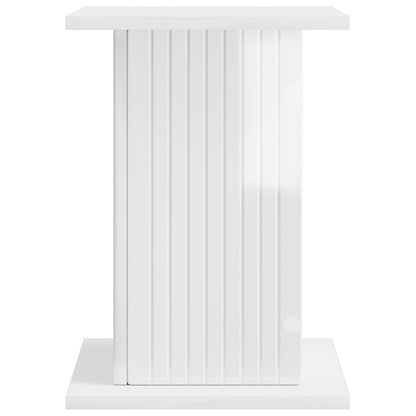Plant Stand 2 pcs High Gloss White 30.5 x 30 x 43 cm