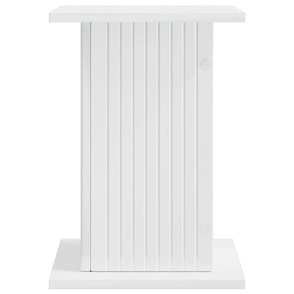 Plant Stand 2 pcs High Gloss White 30.5 x 30 x 43 cm