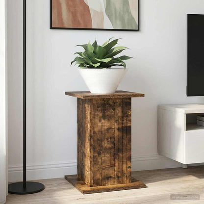 Plant Stand Smoked Oak 30.5 x 30 x 43 cm Engineered Wood