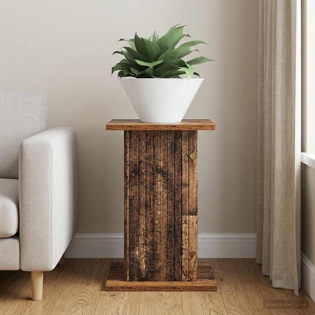 Plant Stand Old Wood 30.5 x 30 x 43 cm Engineered Wood