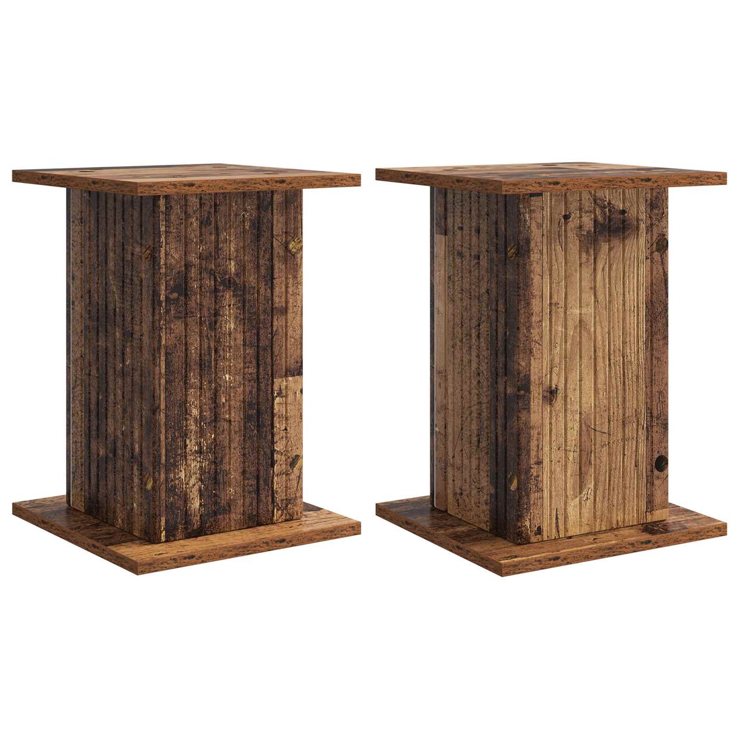Plant Stand 2 pcs Old Wood 30.5 x 30 x 43 cm Engineered Wood