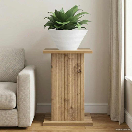 Plant Stand Artisan Oak 30.5 x 30 x 43 cm Engineered Wood