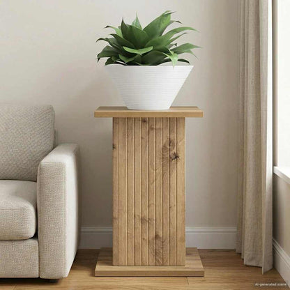 Plant Stand Artisan Oak 30.5 x 30 x 43 cm Engineered Wood