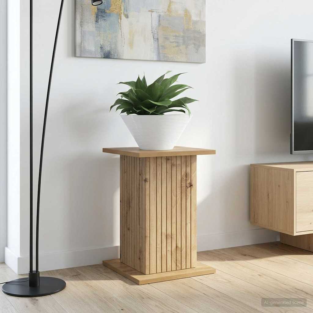 Plant Stand 2 pcs Artisan Oak 30.5 x 30 x 43 cm Engineered Wood