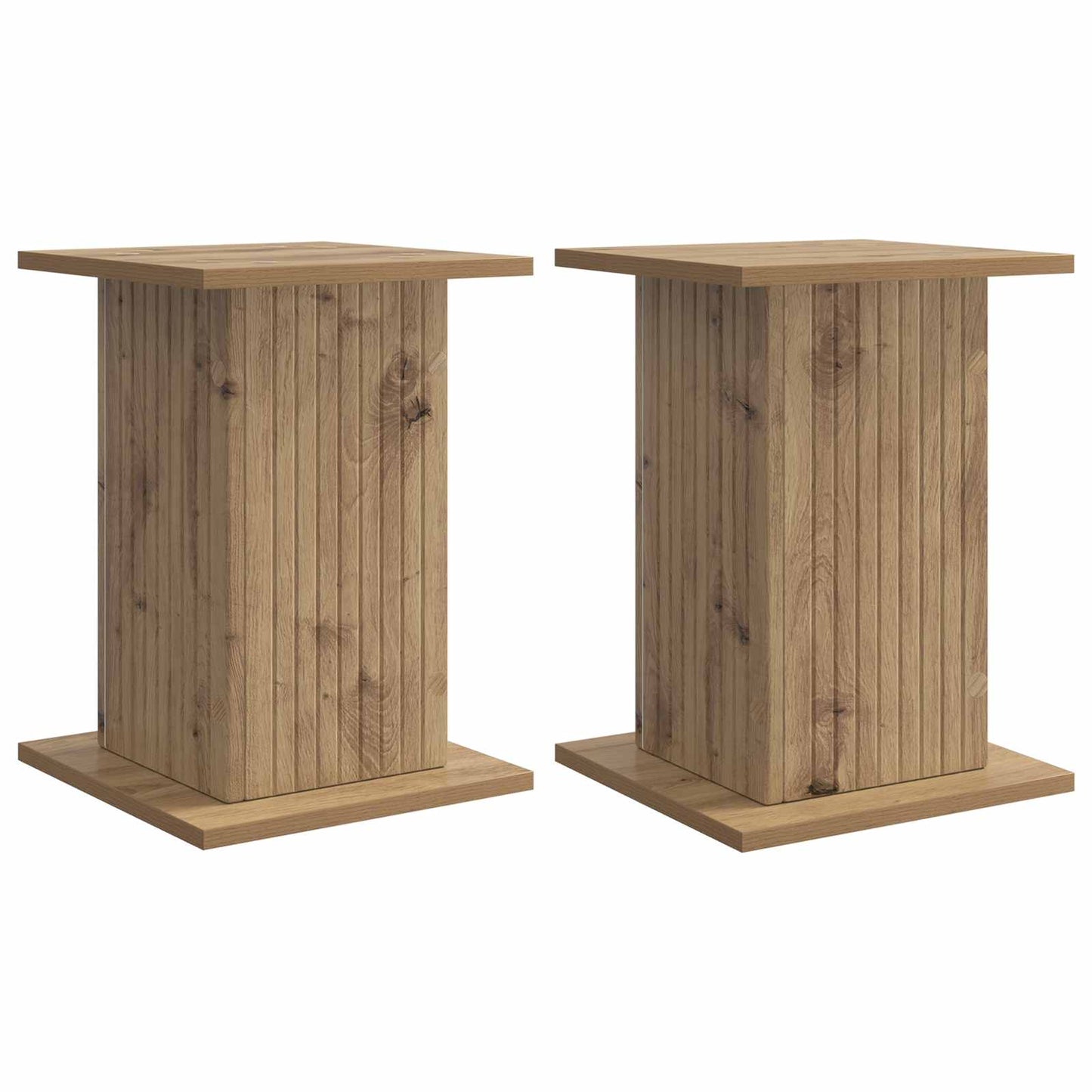 Plant Stand 2 pcs Artisan Oak 30.5 x 30 x 43 cm Engineered Wood