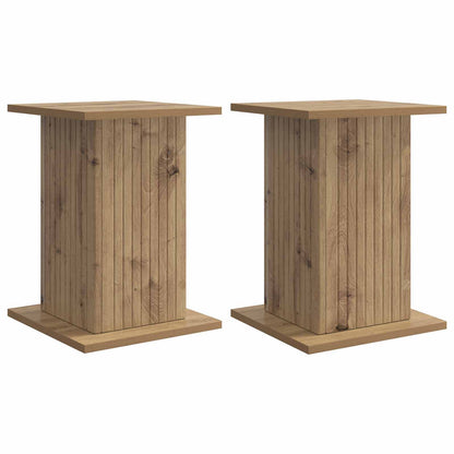 Plant Stand 2 pcs Artisan Oak 30.5 x 30 x 43 cm Engineered Wood