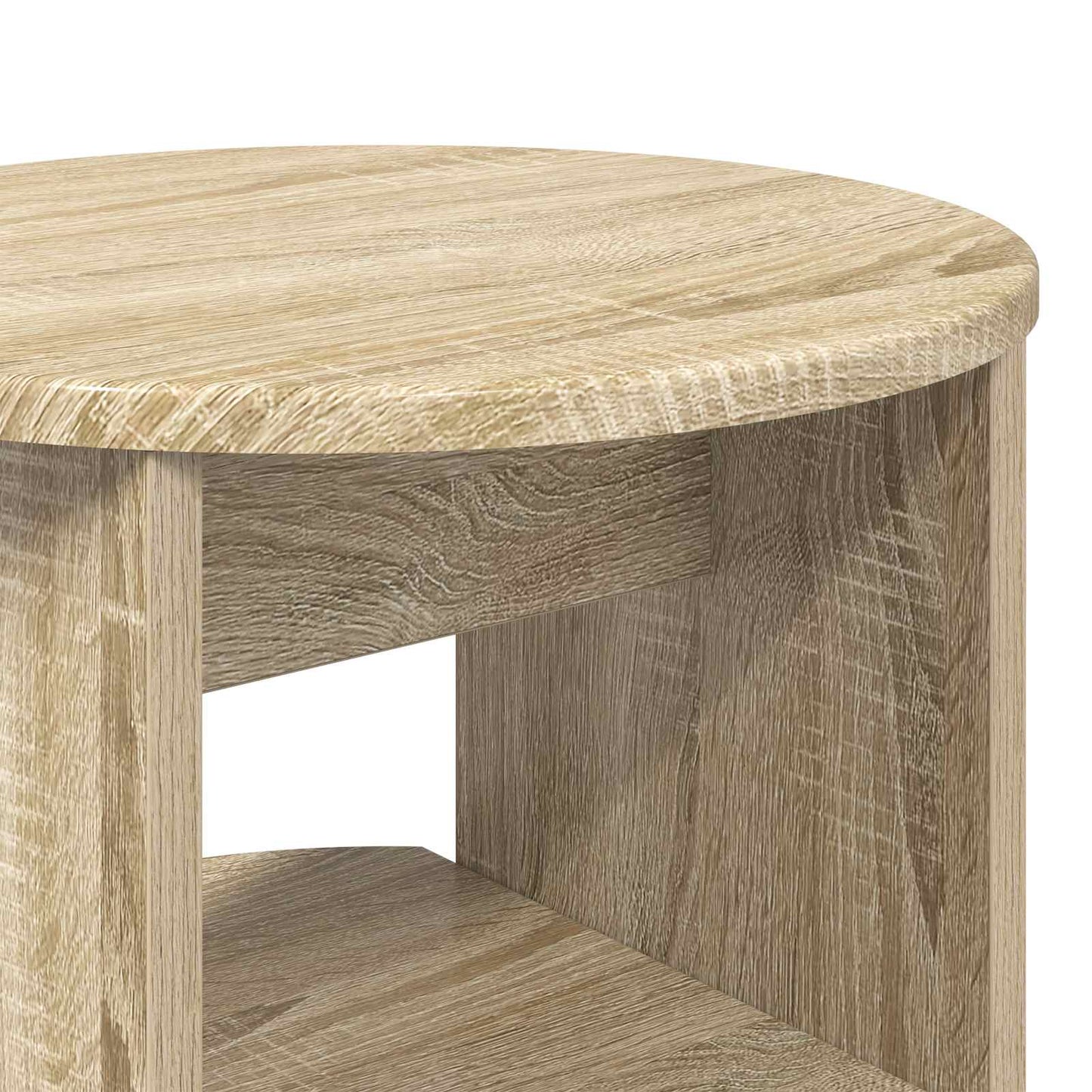 Side Cabinet Sonoma Oak Ø40 x 50 cm Engineered Wood