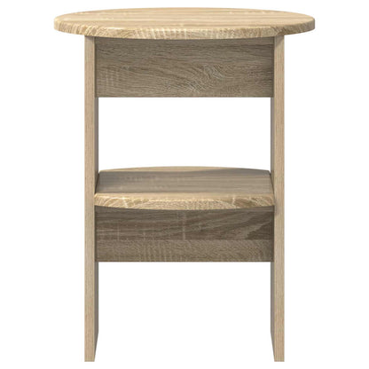 Side Cabinet Sonoma Oak Ø40 x 50 cm Engineered Wood