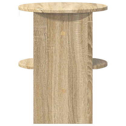 Side Cabinet 2 pcs Sonoma Oak Ø40 x 50 cm Engineered Wood