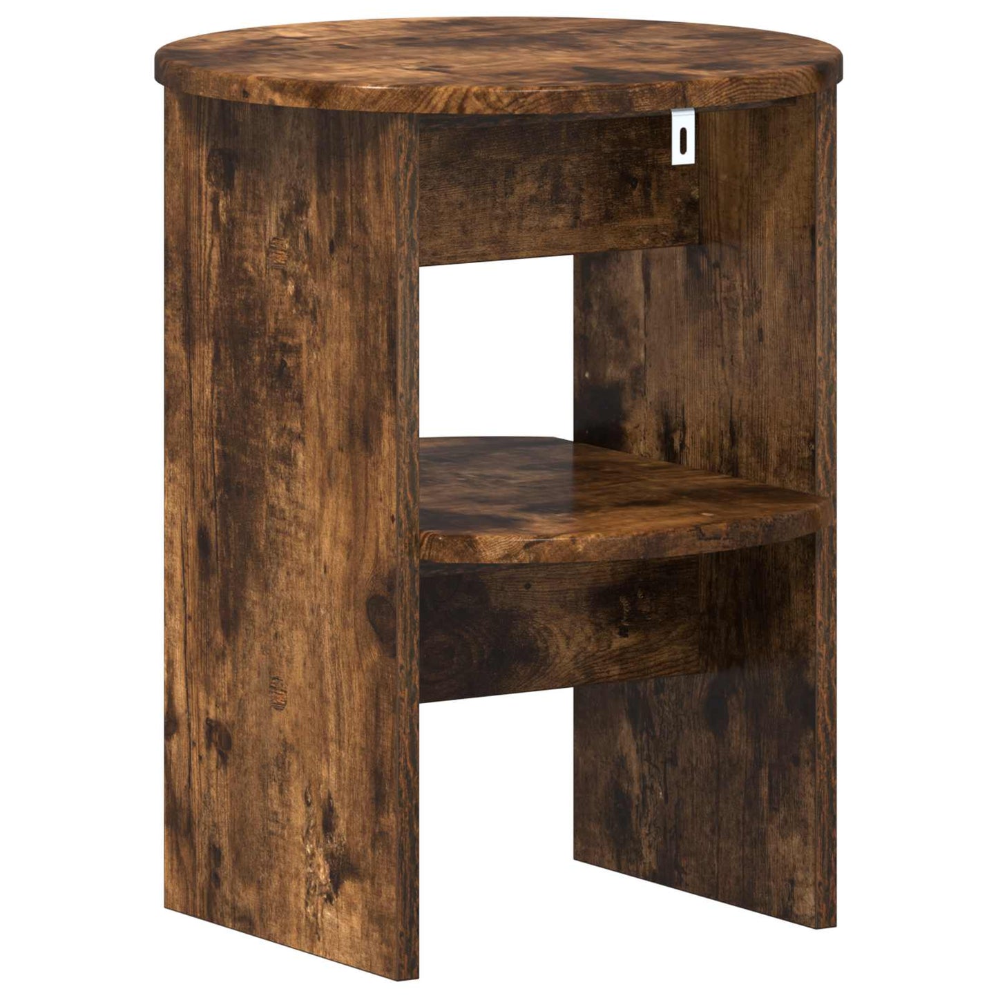 Side Cabinet Smoked Oak Ø40 x 50 cm Engineered Wood