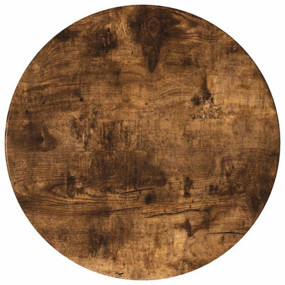 Side Cabinet Smoked Oak Ø40 x 50 cm Engineered Wood