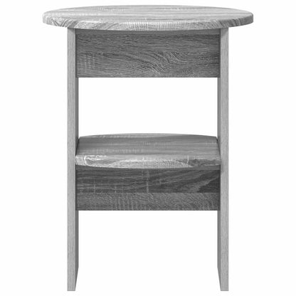 Side Cabinet Grey Sonoma Ø40 x 50 cm Engineered Wood