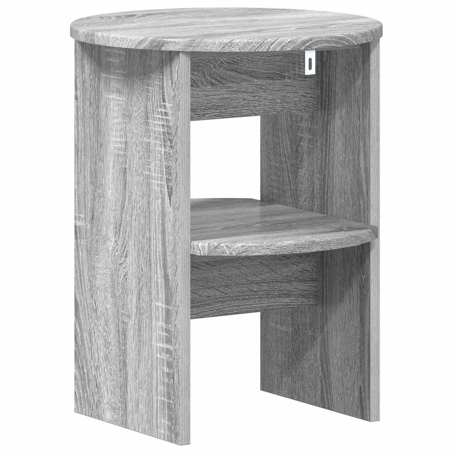 Side Cabinet 2 pcs Grey Sonoma Ø40 x 50 cm Engineered Wood