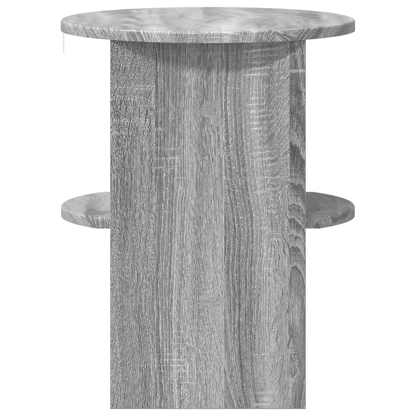 Side Cabinet 2 pcs Grey Sonoma Ø40 x 50 cm Engineered Wood