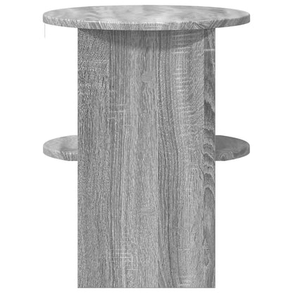 Side Cabinet 2 pcs Grey Sonoma Ø40 x 50 cm Engineered Wood