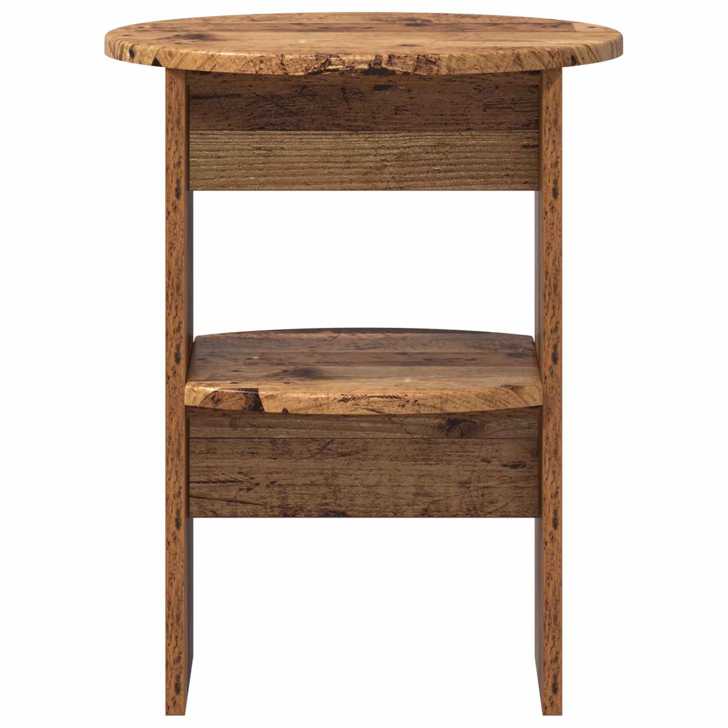 Side Cabinet 2 pcs Old Wood Ø40 x 50 cm Engineered Wood