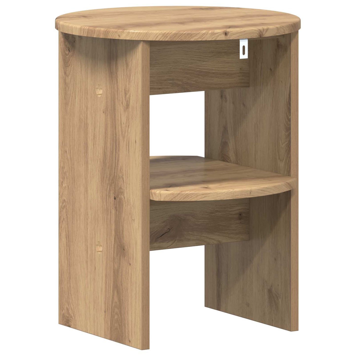 Side Cabinet 2 pcs Artisan Oak Ø40 x 50 cm Engineered Wood
