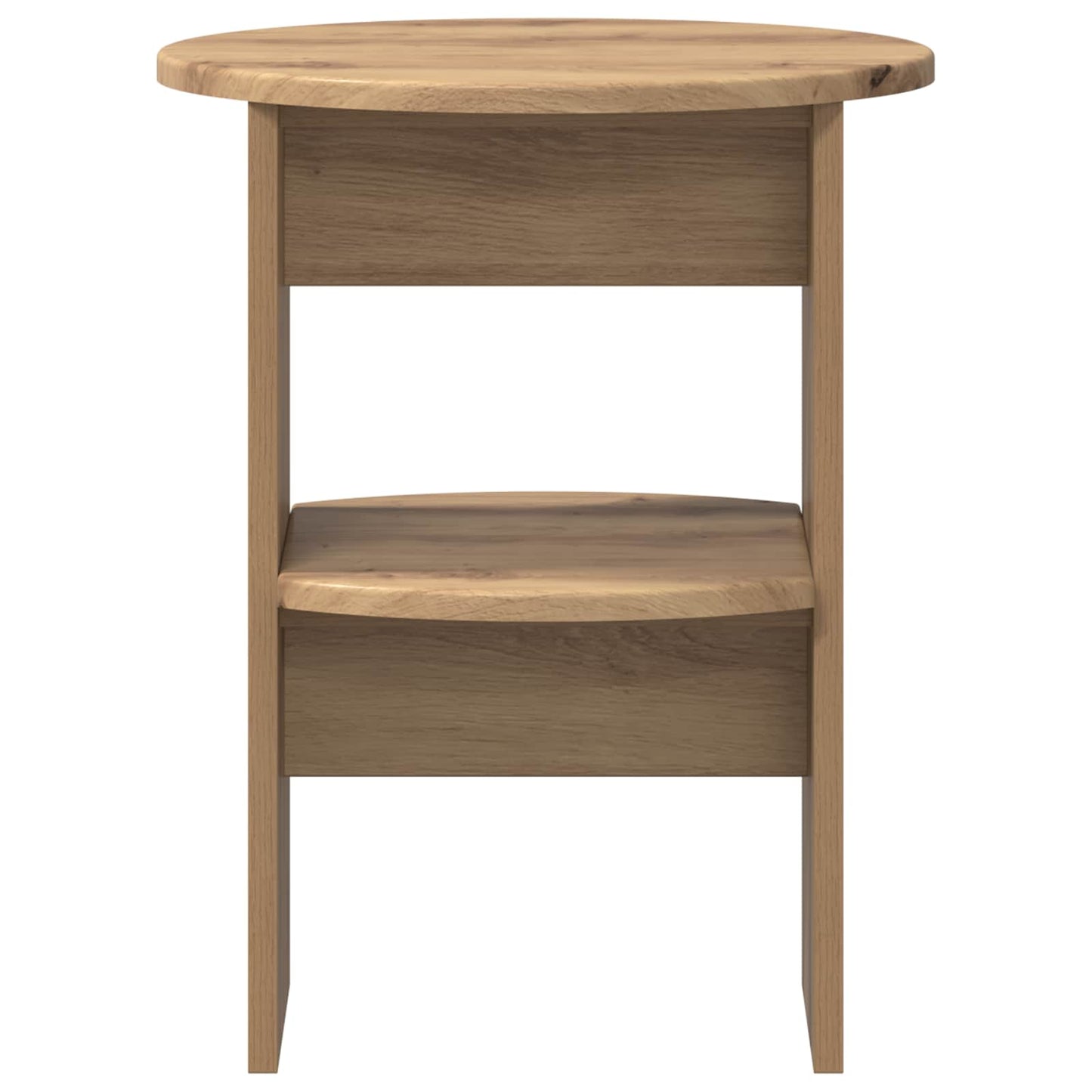 Side Cabinet 2 pcs Artisan Oak Ø40 x 50 cm Engineered Wood