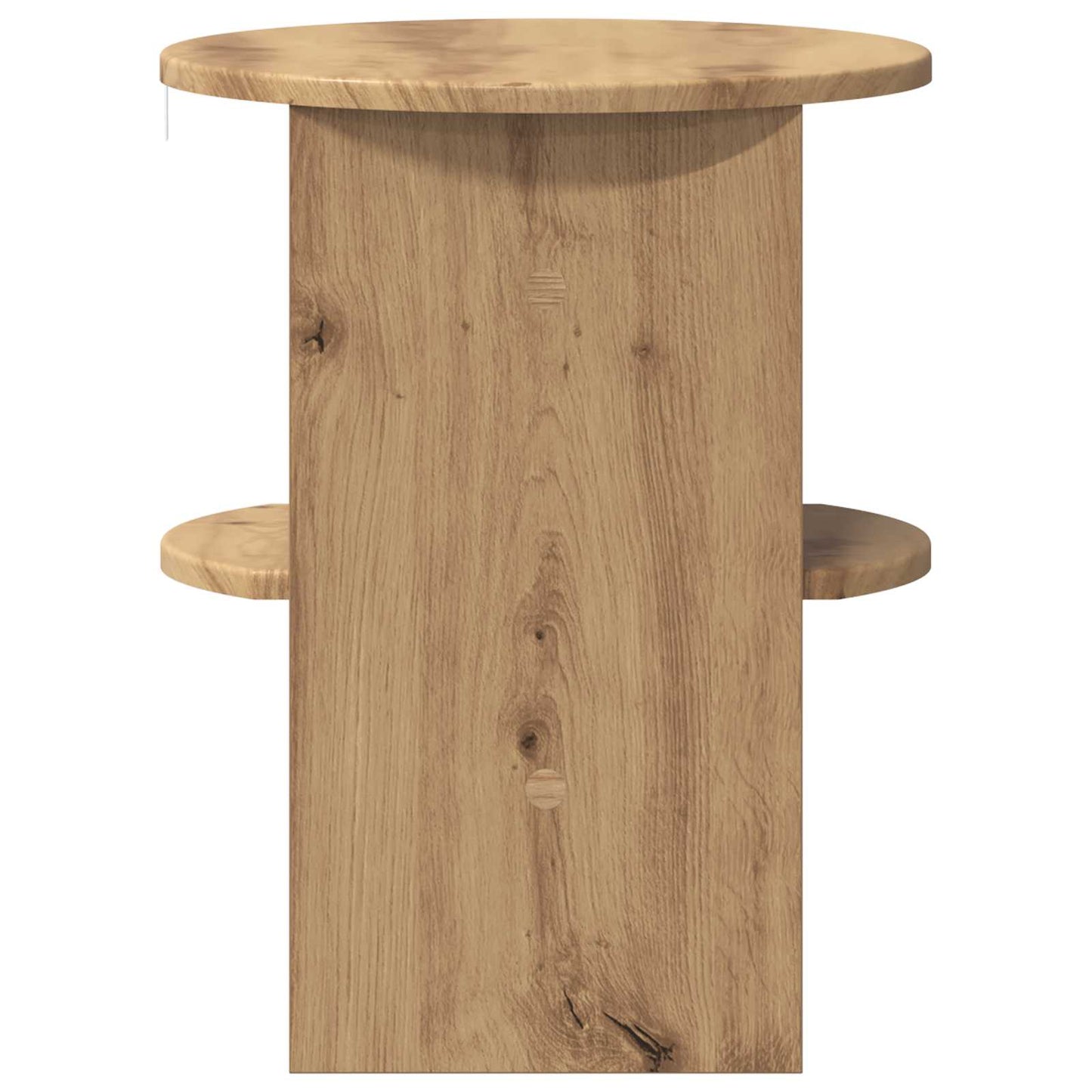 Side Cabinet 2 pcs Artisan Oak Ø40 x 50 cm Engineered Wood