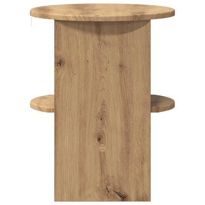 Side Cabinet 2 pcs Artisan Oak Ø40 x 50 cm Engineered Wood