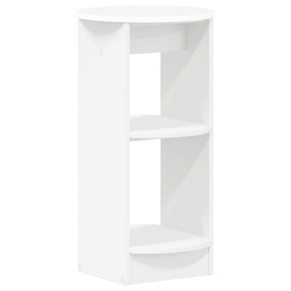 Side Cabinet White Engineered Wood