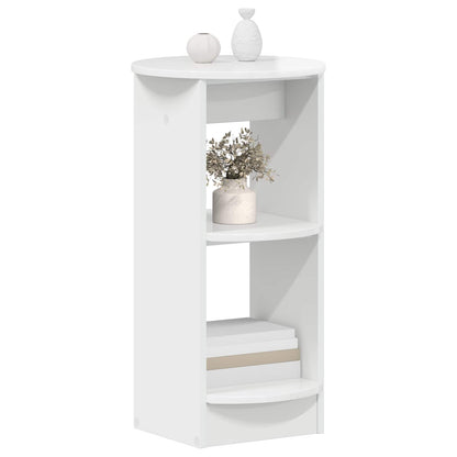 Side Cabinet High Gloss White Engineered Wood