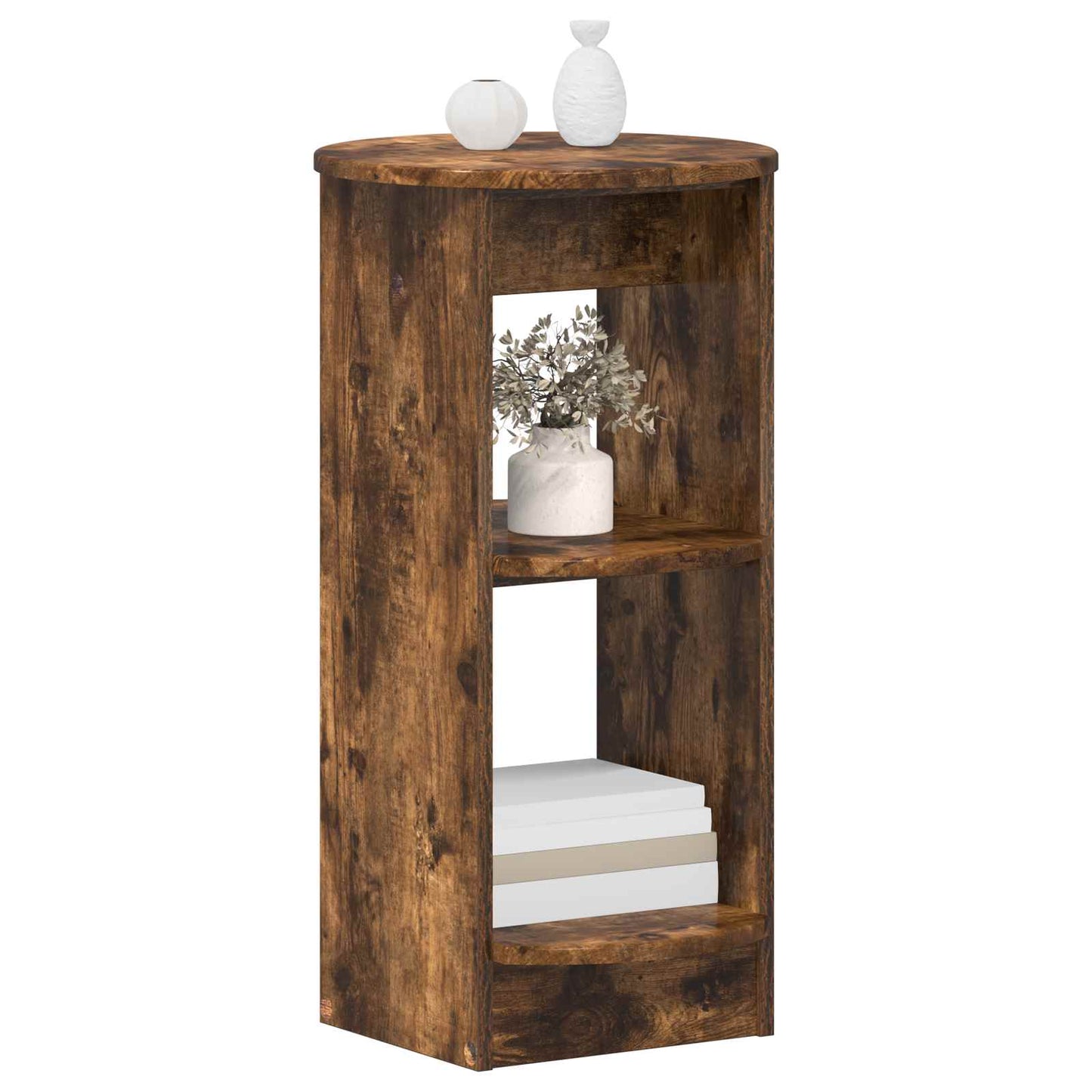Side Cabinet Smoked Oak 40 x 40 x 75 cm Engineered Wood
