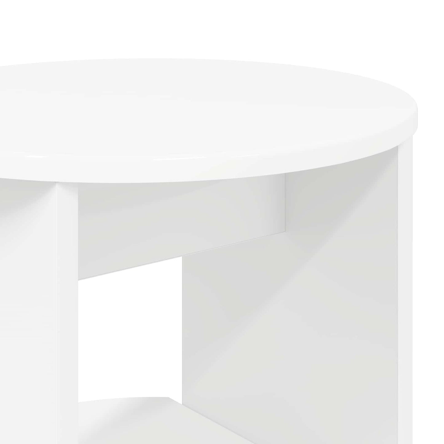 Side Cabinet White 40 x 40 x 100 cm Engineered Wood
