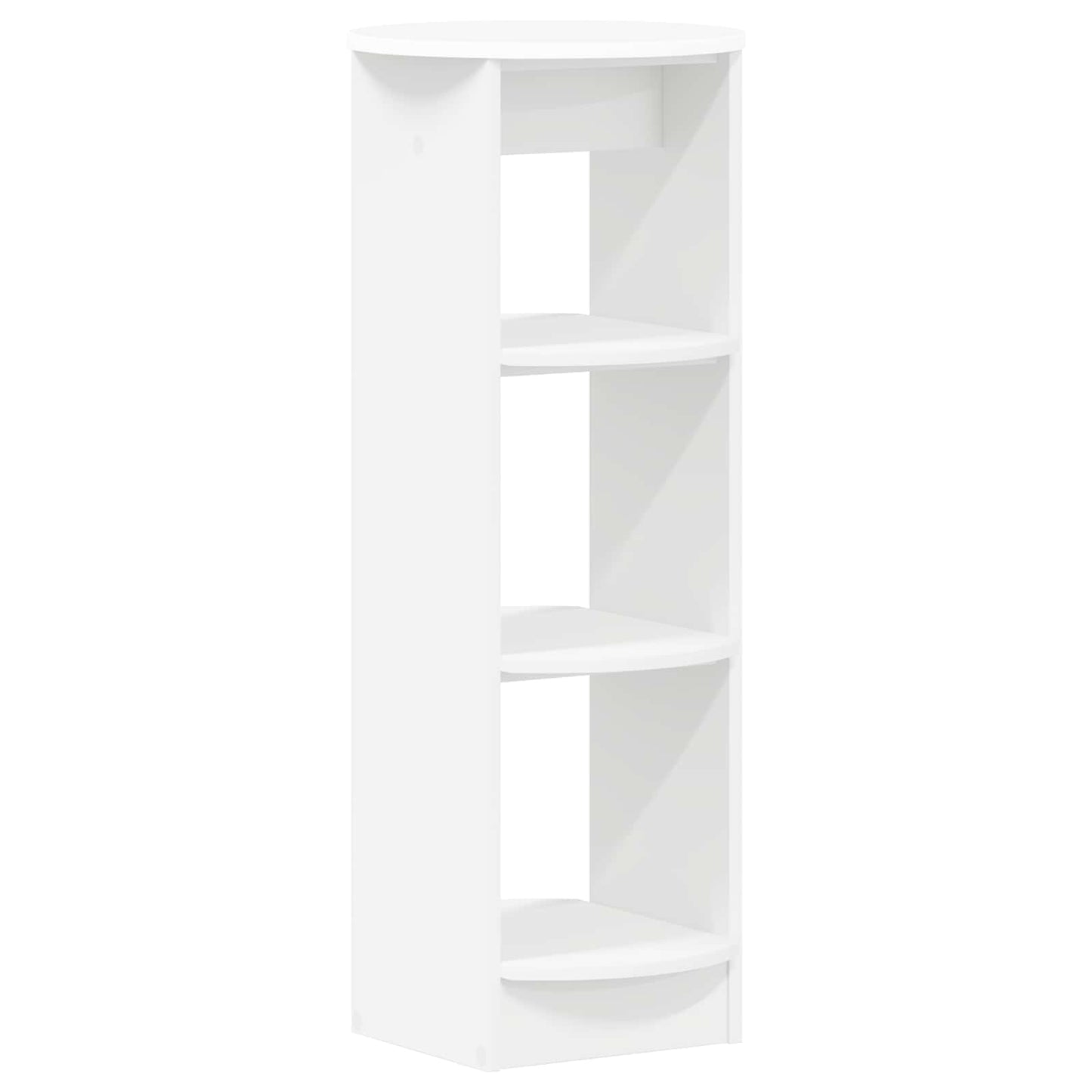 Side Cabinet White 40 x 40 x 100 cm Engineered Wood