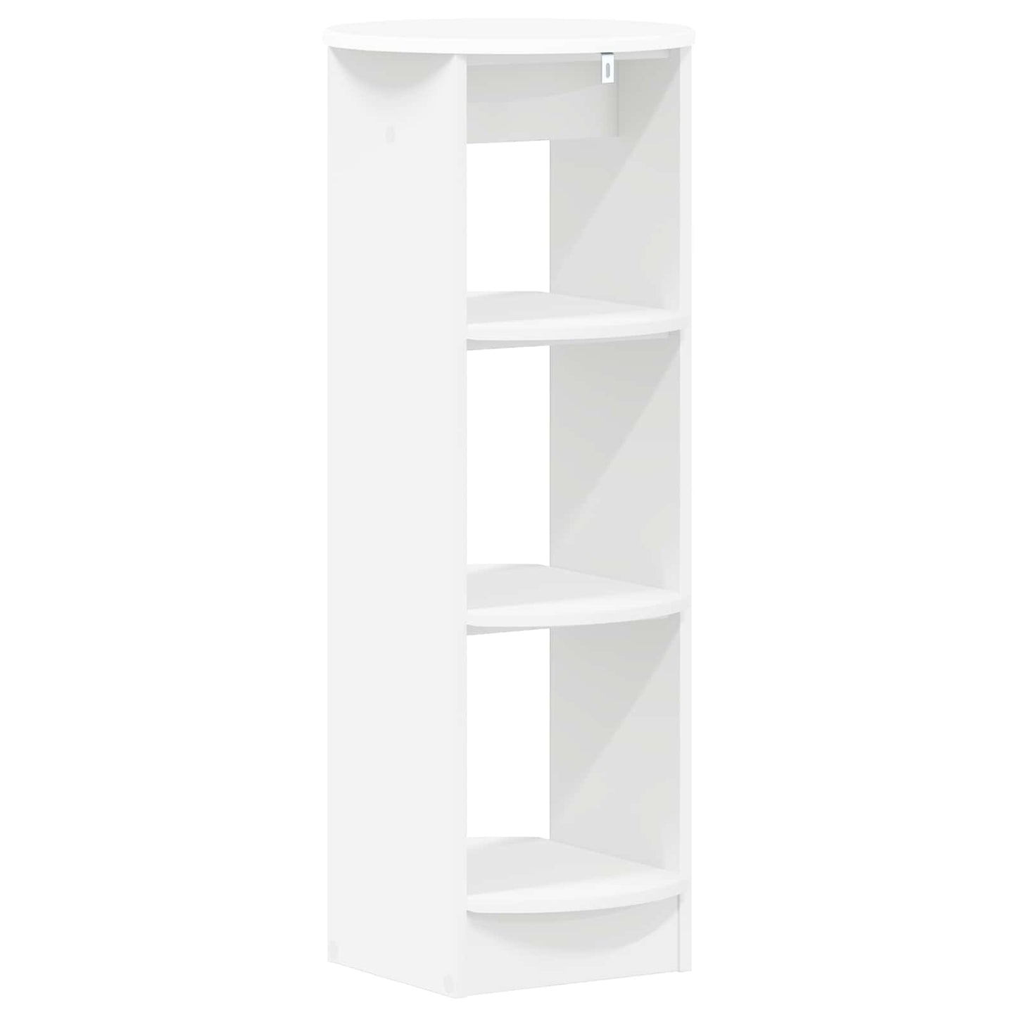 Side Cabinet White 40 x 40 x 100 cm Engineered Wood