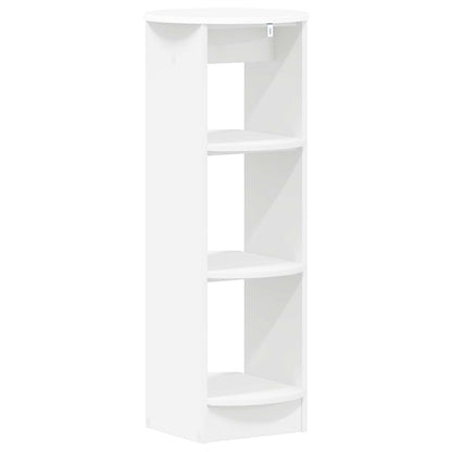 Side Cabinet White 40 x 40 x 100 cm Engineered Wood