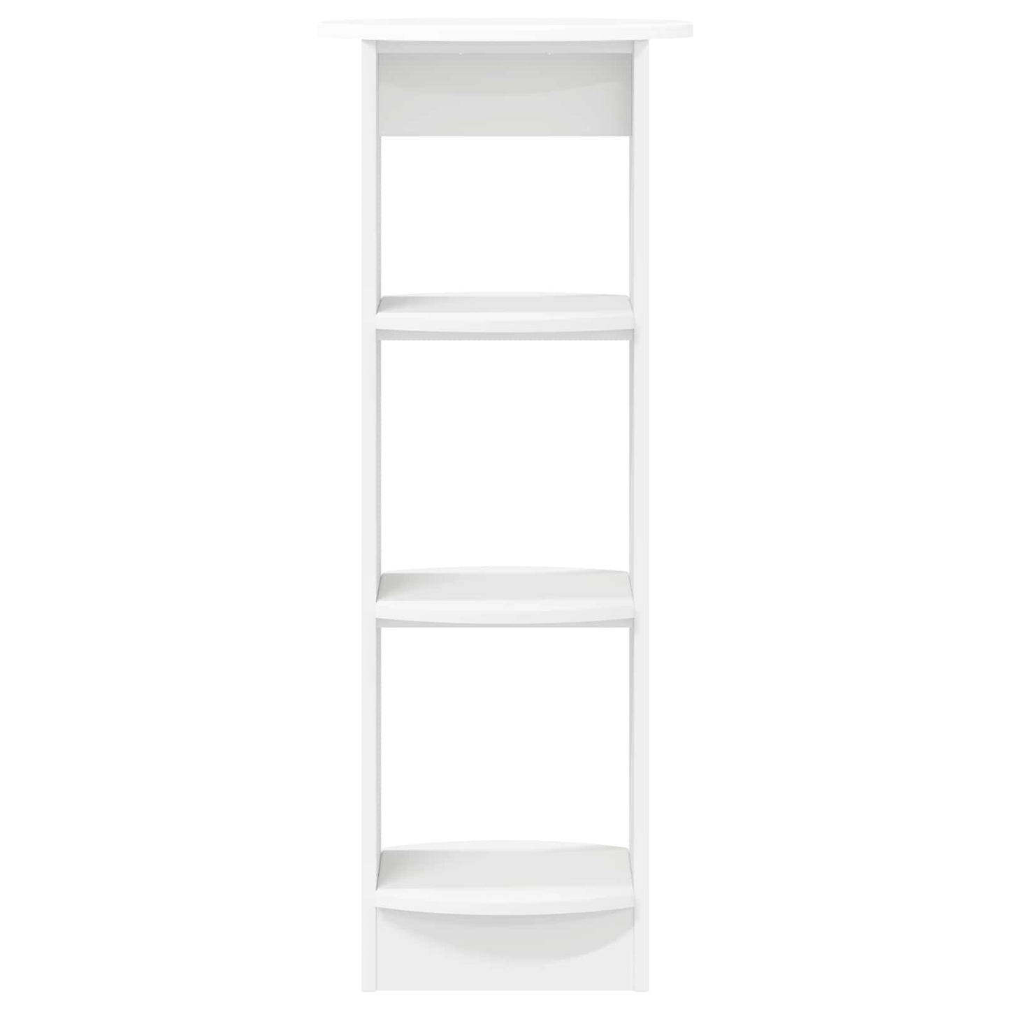 Side Cabinet White 40 x 40 x 100 cm Engineered Wood