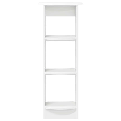 Side Cabinet White 40 x 40 x 100 cm Engineered Wood