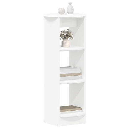 Side Cabinet White 40 x 40 x 100 cm Engineered Wood