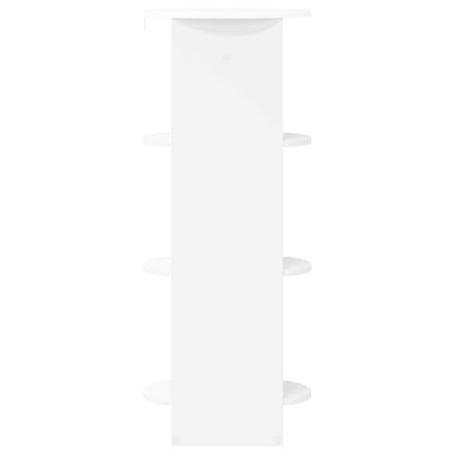 Side Cabinet White 40 x 40 x 100 cm Engineered Wood