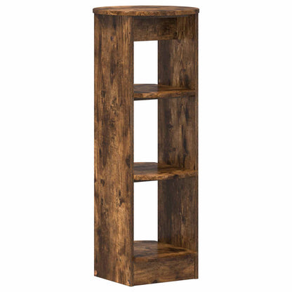 Side Cabinet Smoked Oak 40 x 40 x 100 cm Engineered Wood