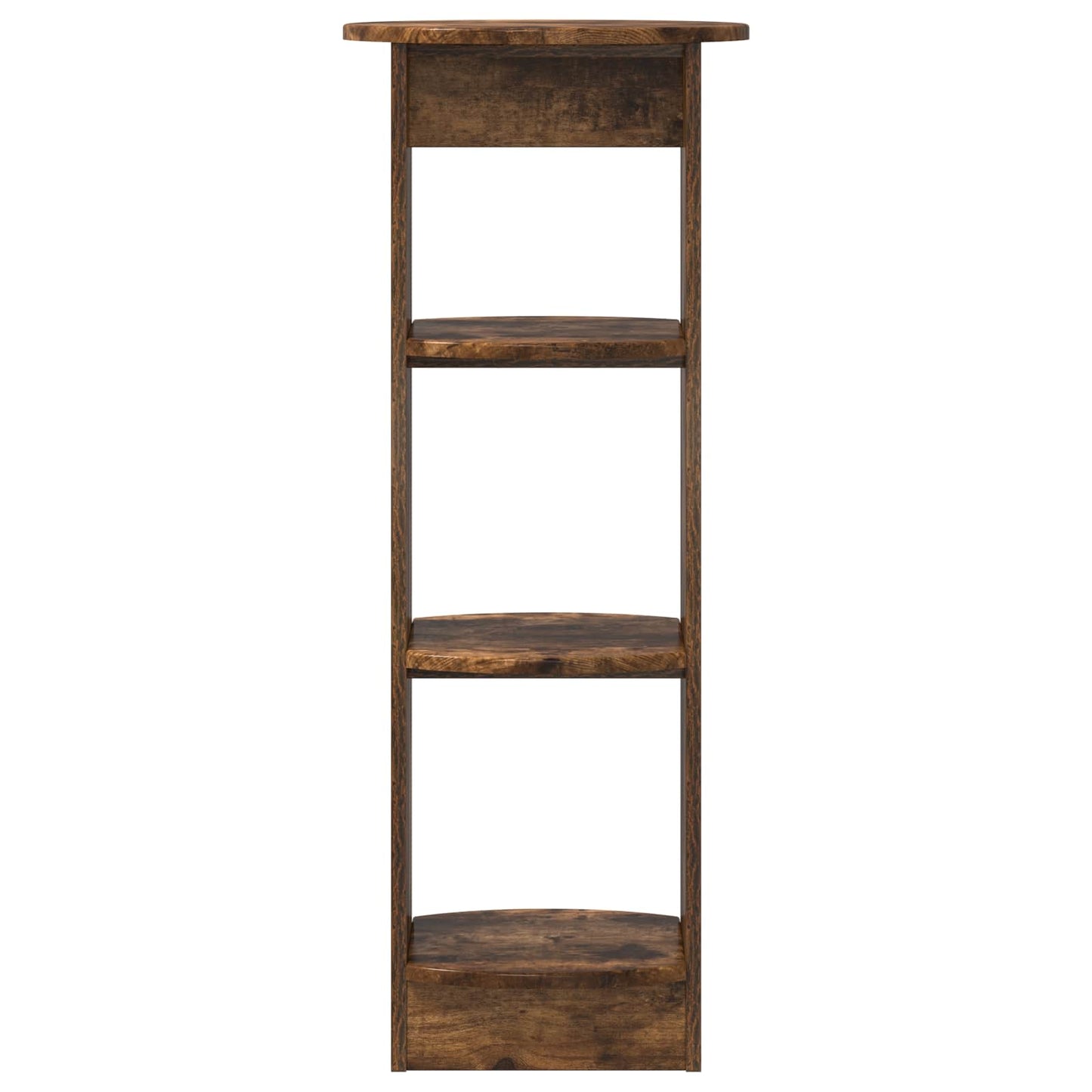Side Cabinet Smoked Oak 40 x 40 x 100 cm Engineered Wood