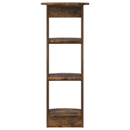 Side Cabinet Smoked Oak 40 x 40 x 100 cm Engineered Wood