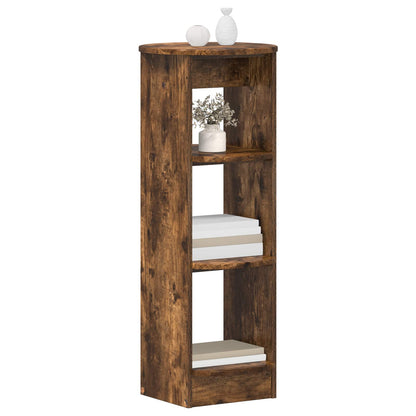 Side Cabinet Smoked Oak 40 x 40 x 100 cm Engineered Wood