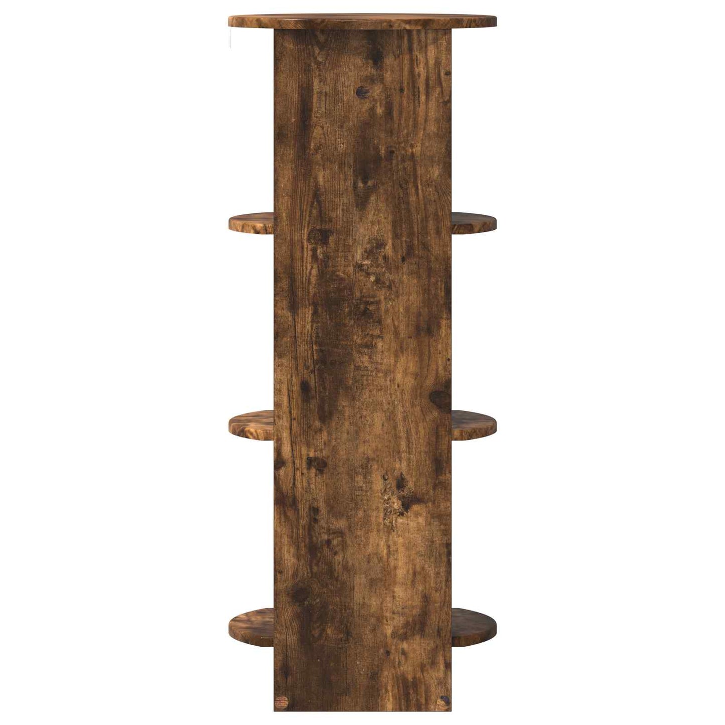 Side Cabinet Smoked Oak 40 x 40 x 100 cm Engineered Wood