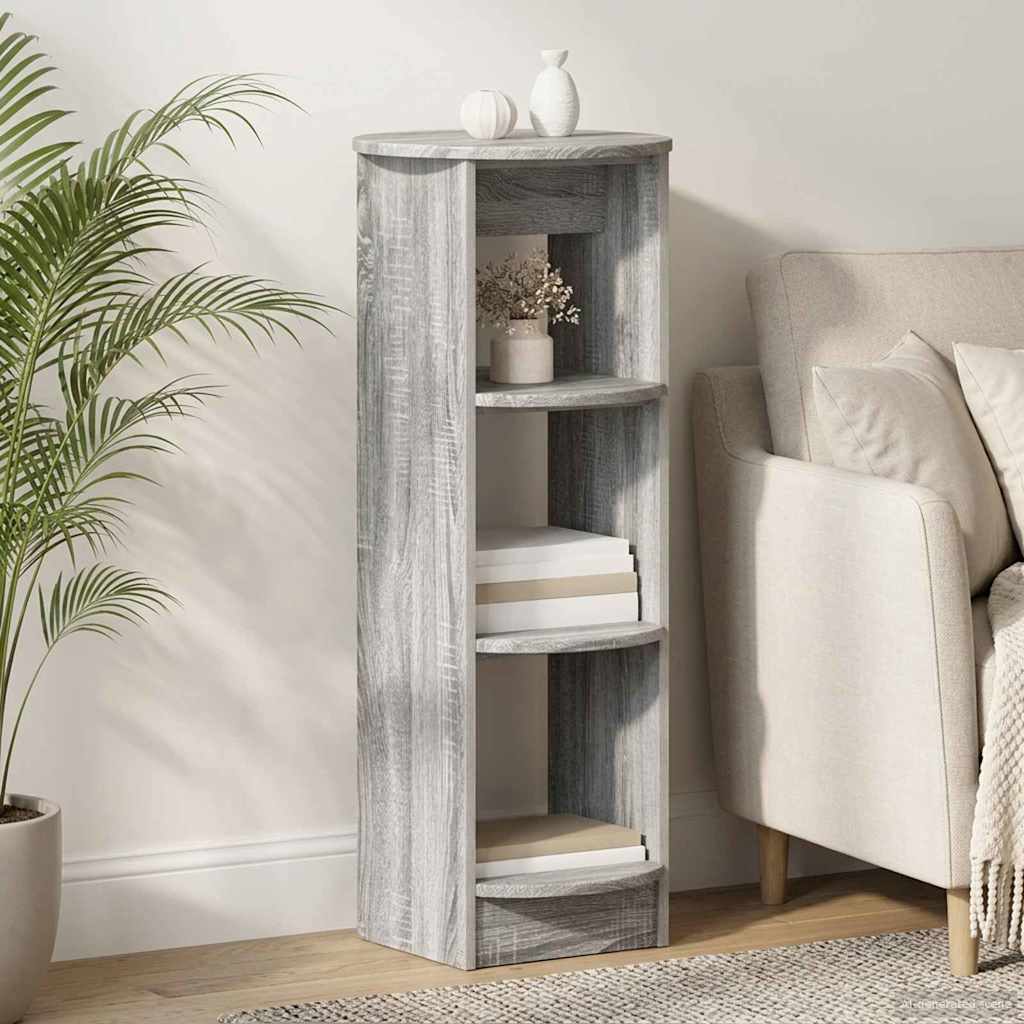 Side Cabinet Grey Sonoma 40 x 40 x 100 cm Engineered Wood