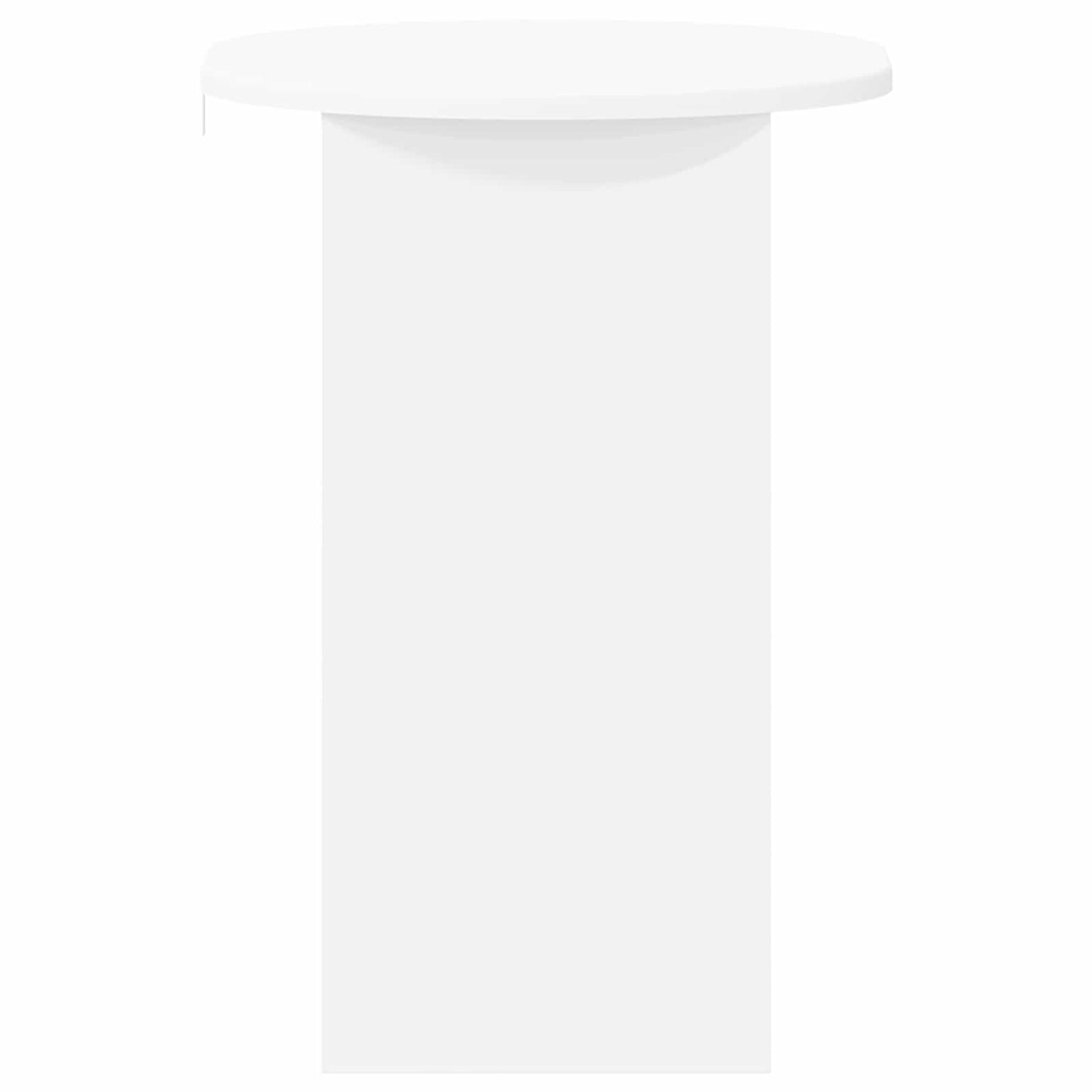 Side Table White 50 x 39,5 x 55 cm Engineered Wood