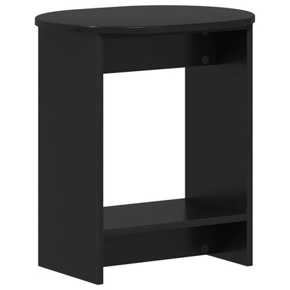 Side Table Black 50 x 39,5 x 55 cm Engineered Wood