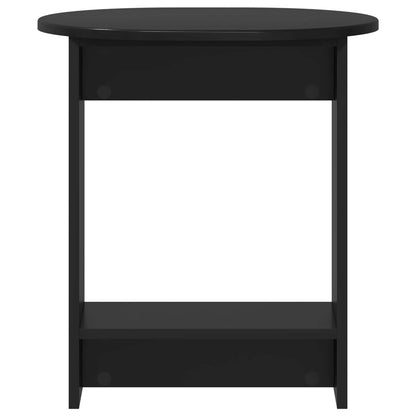 Side Table Black 50 x 39,5 x 55 cm Engineered Wood