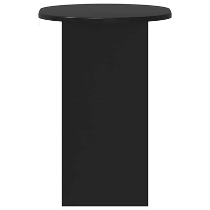 Side Table Black 50 x 39,5 x 55 cm Engineered Wood